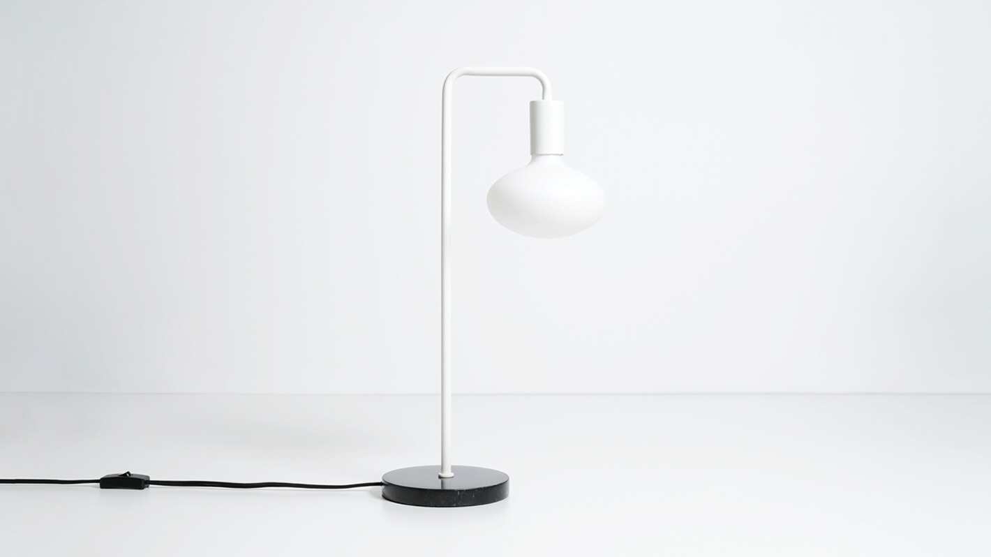 Metro Table Lamp Marble Eq3